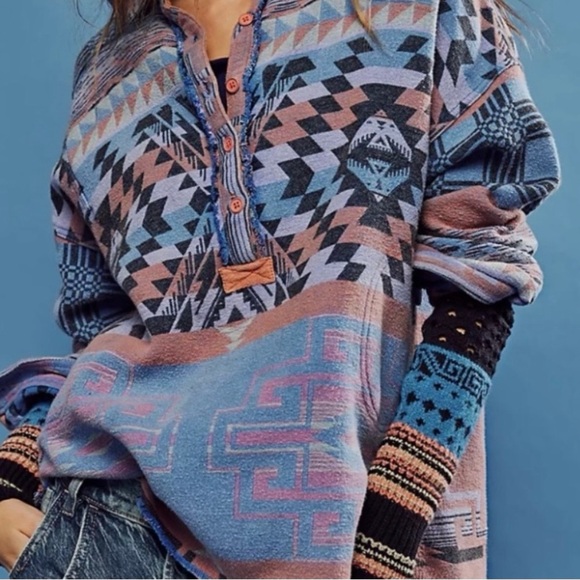 We The Free Jackets & Blazers - ISO Free People We The Free Arizona Sky Pullover top/jacket XS or S